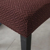 Capa Protetora Cadeira Jacquard - Tabaco