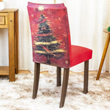 Capa de Cadeira de Natal  - Árvore Natalina