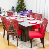 Capa de Cadeira de Natal  - Árvore Natalina