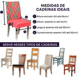 Capa de Cadeira de Natal  - Charme Natalino