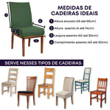 Capa Para Cadeira de Jantar - Verde Oliva