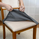 Capa Assento Cadeira Arranhão Gato Acolchoada - Chumbo