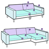 Capa Protetora Para Sofá Veludo - Cinza Escuro