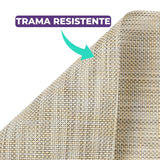 Jogo Americano Retangular Dupla Face Impermeável -   Mescla Avelã