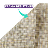 Jogo Americano Retangular Dupla Face Impermeável -  Mescla Tabaco