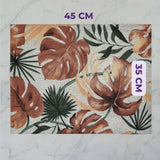 Jogo Americano Tecido Impermeável - Folhagem