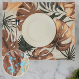 Jogo Americano Tecido Impermeável - Folhagem