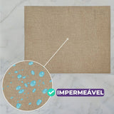 Jogo Americano Tecido Impermeável - Linho