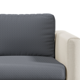 Capa de Sofá de Canto Classic Jacquard - Cinza Escuro