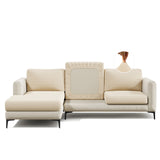 Capa de Sofá de Canto Classic Jacquard - Bege Claro