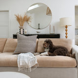 Capa de Sofá de Canto Plush - Cappuccino