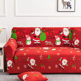 Capa de Sofá  Natalina Spandex Special - Noel Mágico