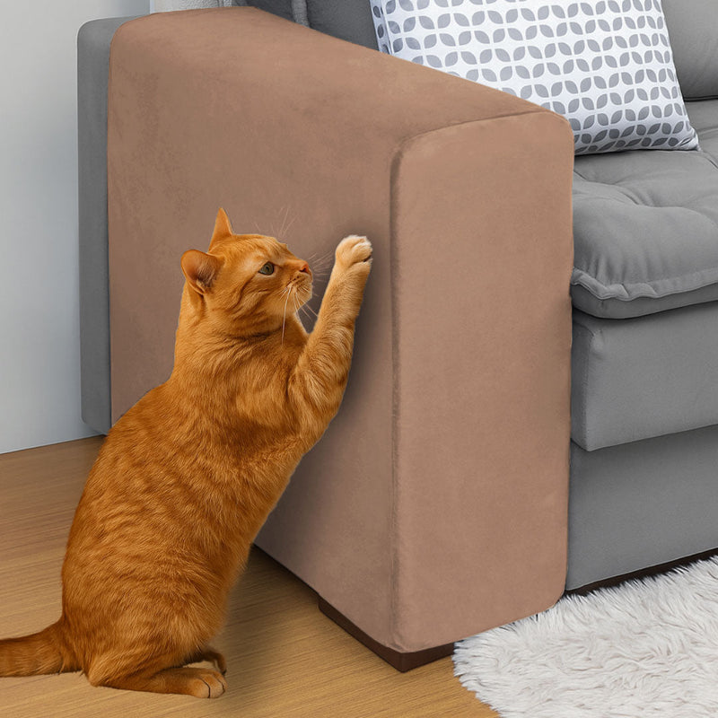 Capa para Braço de Sofá Suede Confort  Kit 2 - Chocolate