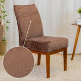 Capa Cadeira Confort Grid - Chocolate