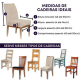 Capa Cadeira Felpuda Confort - Creme