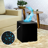 Capa para Puff Quadrado Impermeável - Preta