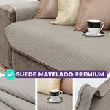 Capa Protetora Arranhão Gato Sofá Retrátil Boutique - Avelã