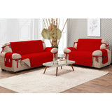 Capa Protetora Sofá Embeleze Vermelho-Caqui