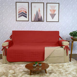 Capa Protetora Sofá Embeleze Vermelho-Caqui