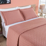 Cobre Leito Ravena Rosê - Vários Tamanhos