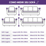 Capa de Sofá Elastex - Pluma