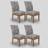 Kit 4 Capa Cadeira Florata - Oferta Cross