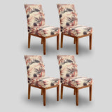 Kit 4 Capa Cadeira Boho - Oferta Cross