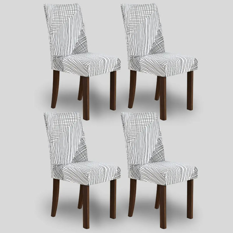 Kit 4 Capa Cadeira Geo Escandinavo - Oferta Cross