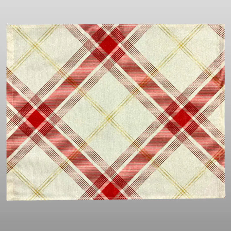 Kit 4 Jogo Americano Xadrez - Oferta Cross