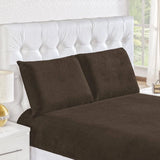 Jogo de Cama Plush Soft - Sono Quentinho Tabaco