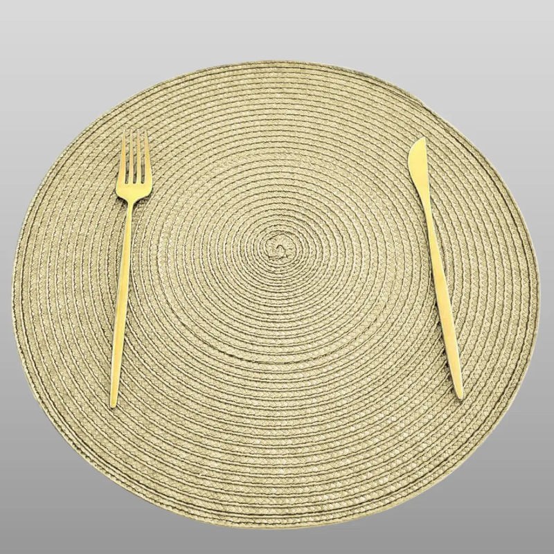 Kit 4 Sousplat Dourado - Oferta Cross