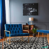 Tapete Labirinto -  Preto (3 Tamanhos)