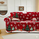 Capa de Sofá  Natalina Spandex Special - Encanto de Inverno