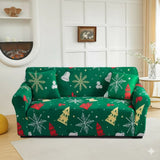 Capa de Sofá Natalina  Spandex Special - Pinheiro Encantado