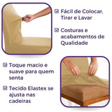 Capa de Cadeira Impermeável Deluxe - Doce de Leite