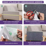 Arranhador Adesivo de Sofá, Cama e Parede Multi Fix - Bege