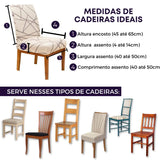 Capa Para Cadeira de Jantar - Serena