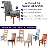 Capa Para Cadeira de Jantar - Nativa