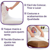 Capa para Cadeira de Jantar - Coelho Feliz