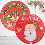 Sousplat de Natal - Kit 4 Noel Vermelho